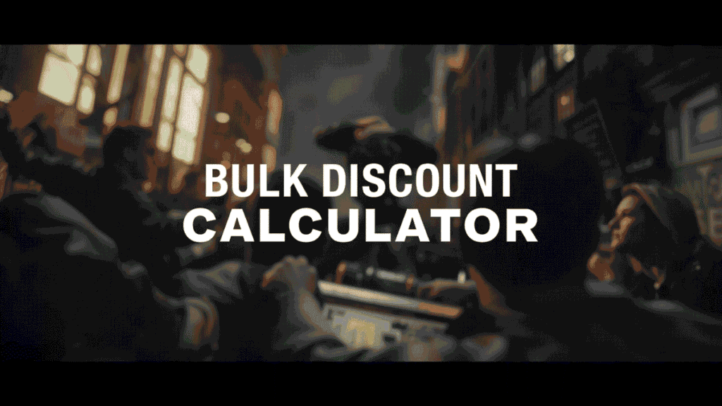 Bulk Discount Calculator for India