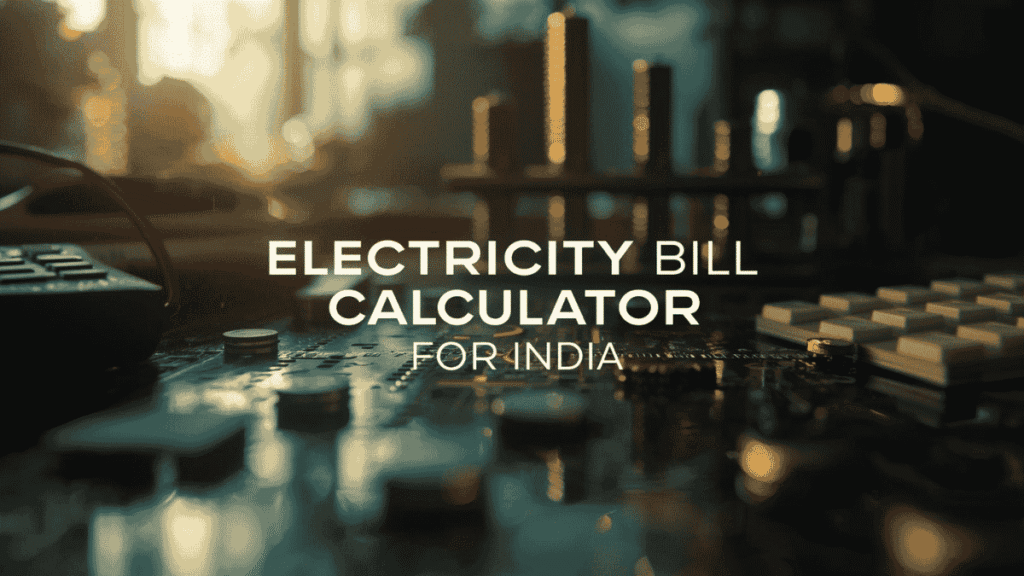Electricity Bill Calculator for INDIA