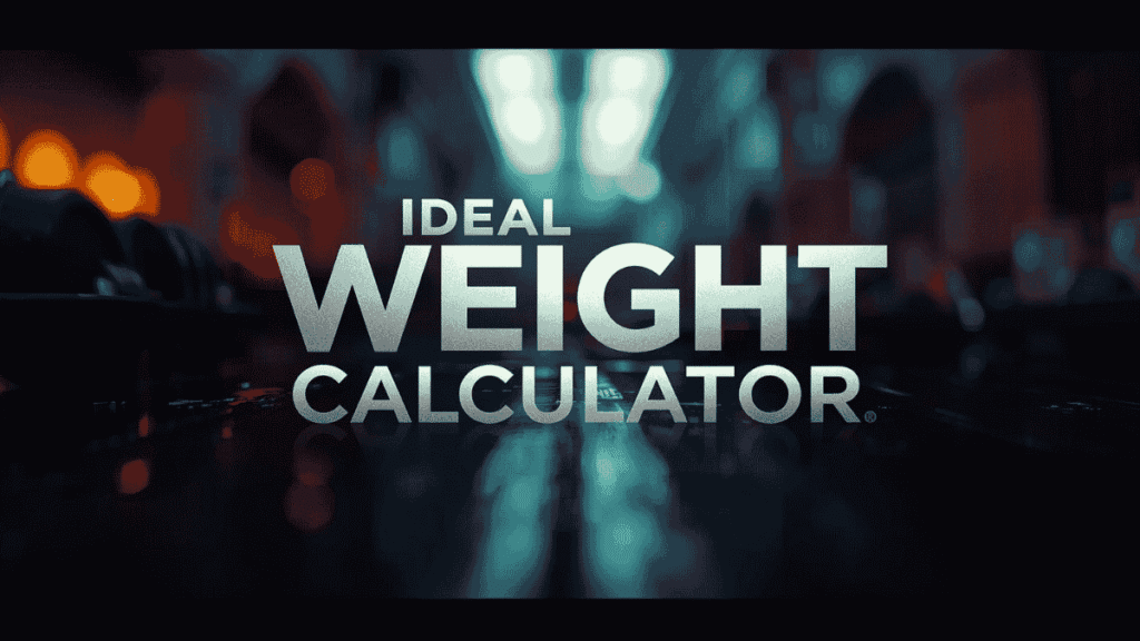 Ideal Weight Calculator